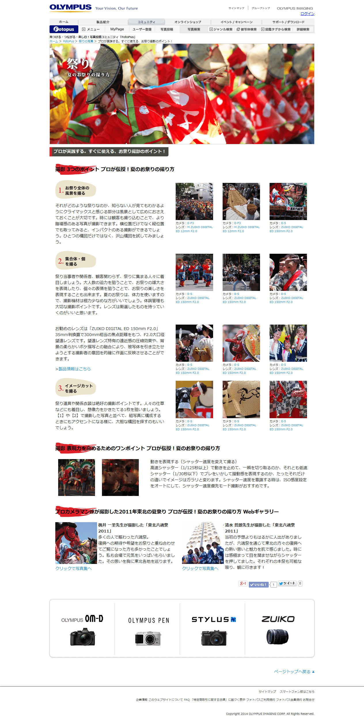 Festival Photography Search Landing Page