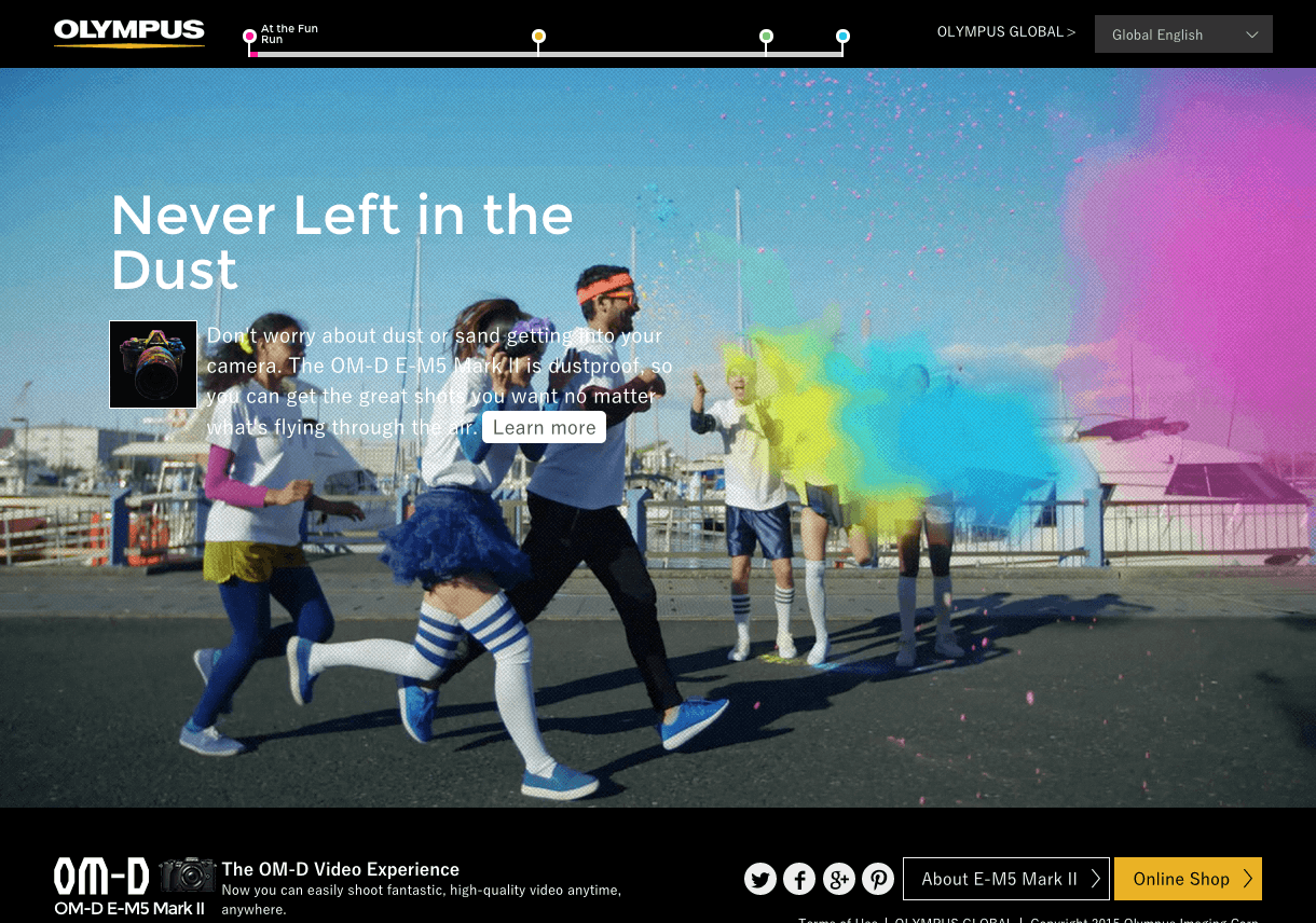 Frame-by-Frame Interactive Product Website