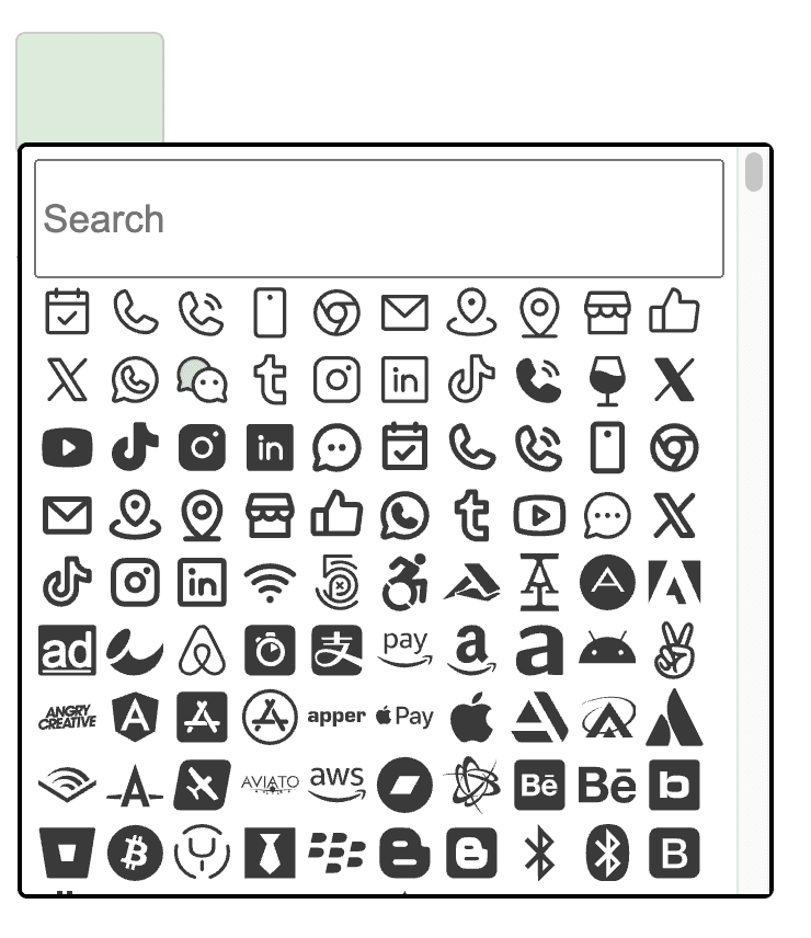 React Icon Picker Library