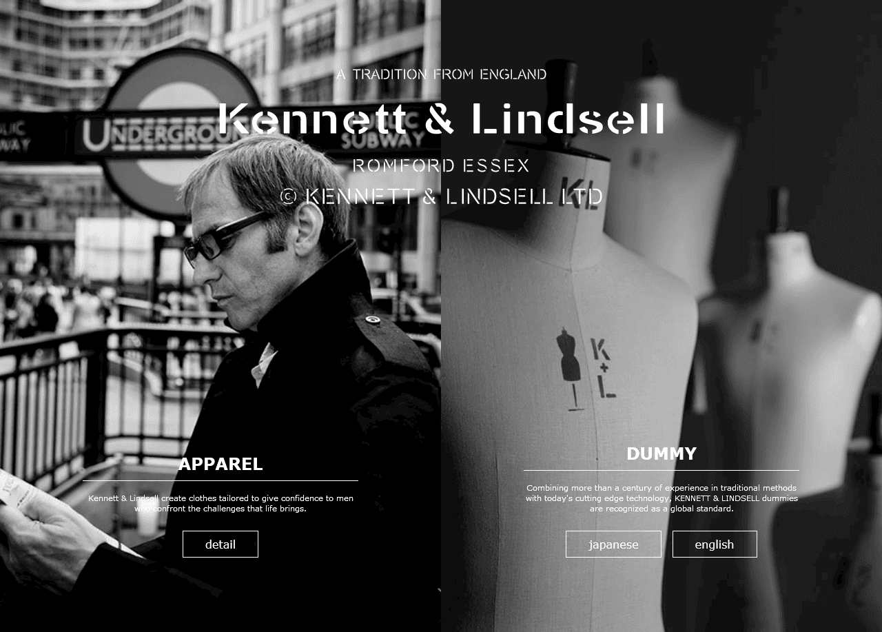 Menswear Brand Website